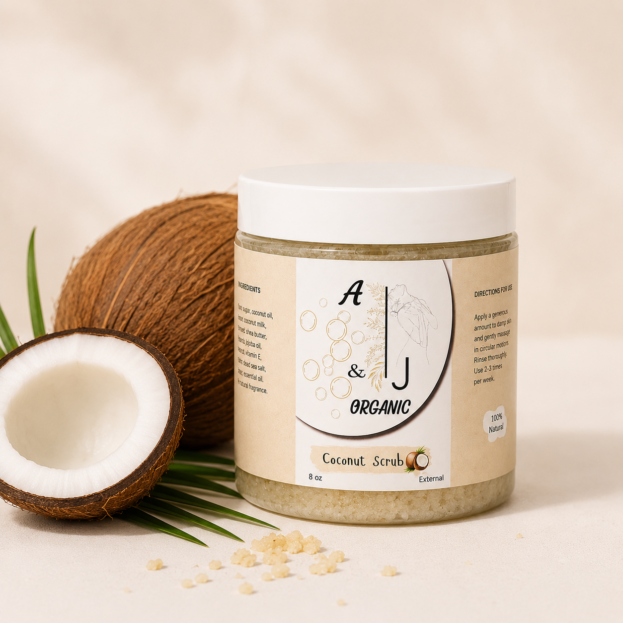 EXFOLIANTE DE COCO